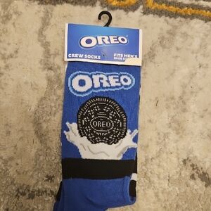 Oreo Blue Crew Socks for Men